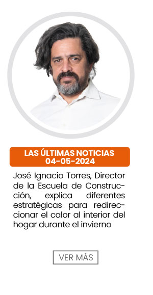 José Ignacio Torres, Director de la Escuela de Construcción, explica diferentes estratégicas para redireccionar el calor al interior del hogar durante el invierno