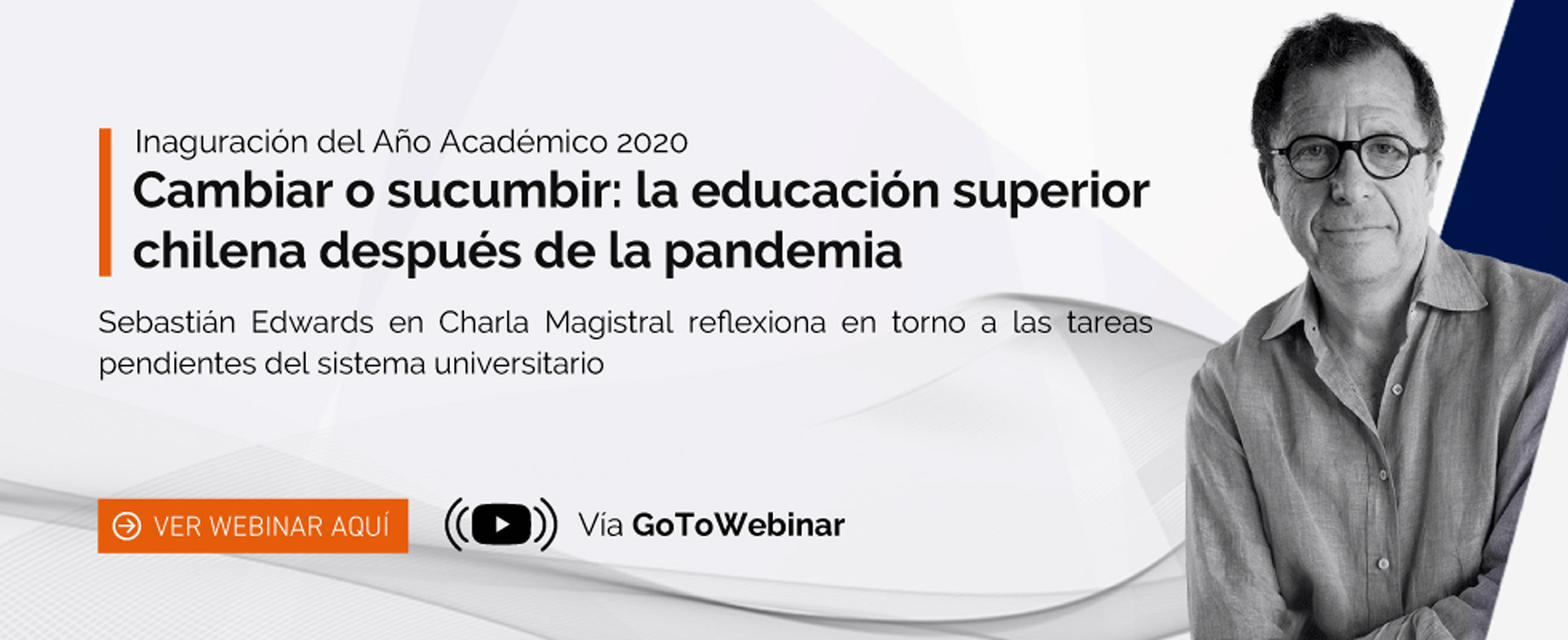 webinar "Cambiar o sucumbir: la educación superior chilena después de la pandemia"