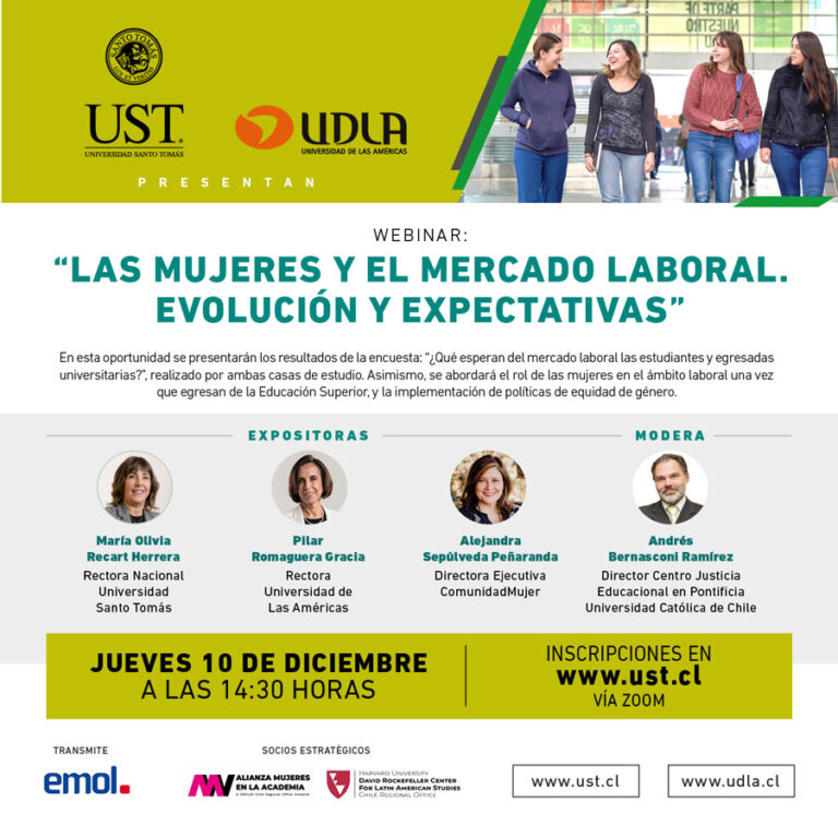 Webinar “Las mujeres y el mercado laboral: evolución y expectativas”