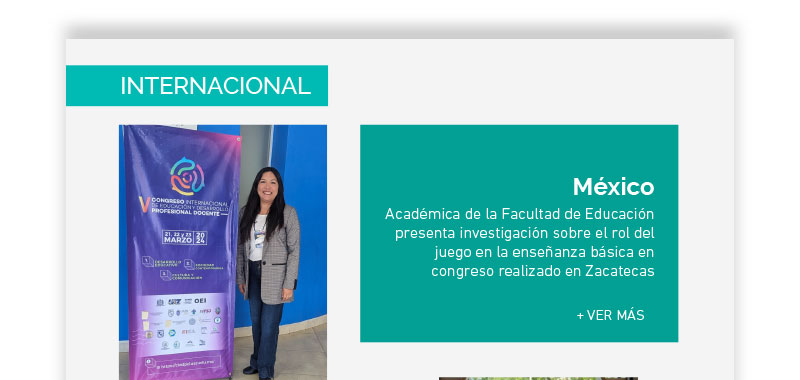 Académica de la Facultad de Educación presenta investigación sobre el rol del juego en la enseñanza básica en congreso realizado en Zacatecas