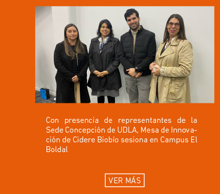 Con presencia de representantes de UDLA Sede Concepción, Mesa de Innovación de Cidere Biobío sesiona en Campus El Boldal