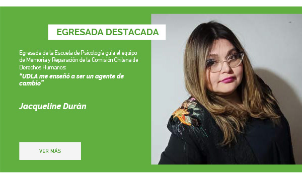 Egresada destacada Jacqueline Durán