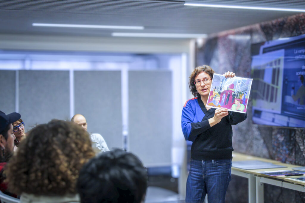 Realizadora española María Lorenzo participa en encuentros de investigación y creación en animación en Universidad de Las Américas
